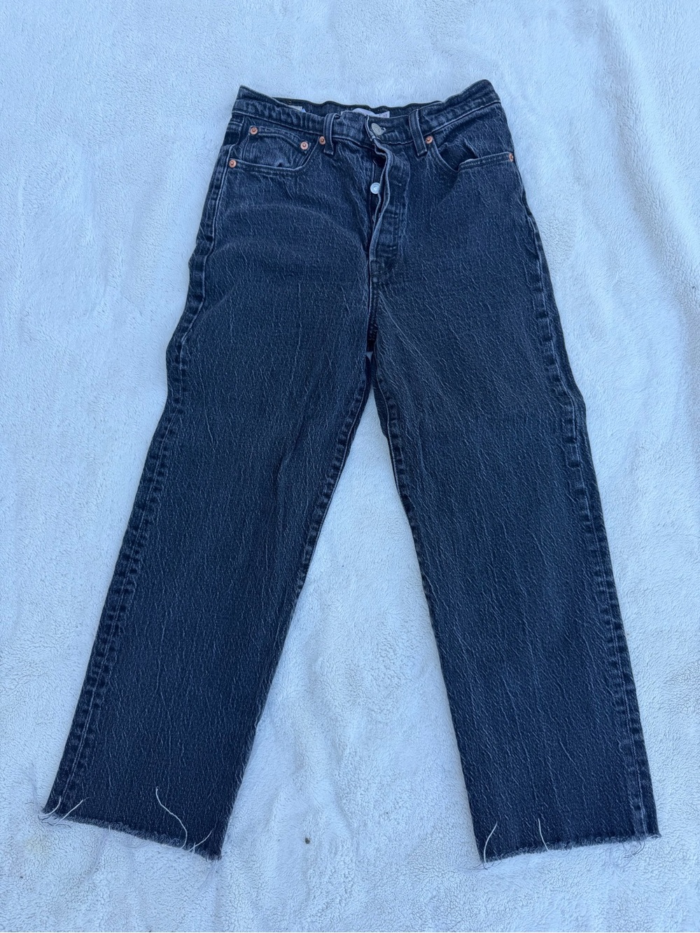Levis ribcage straight ankle